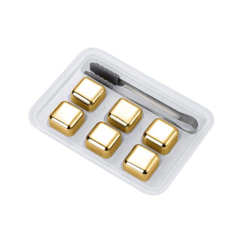 Glaçons en acier inoxydable doré - Wior