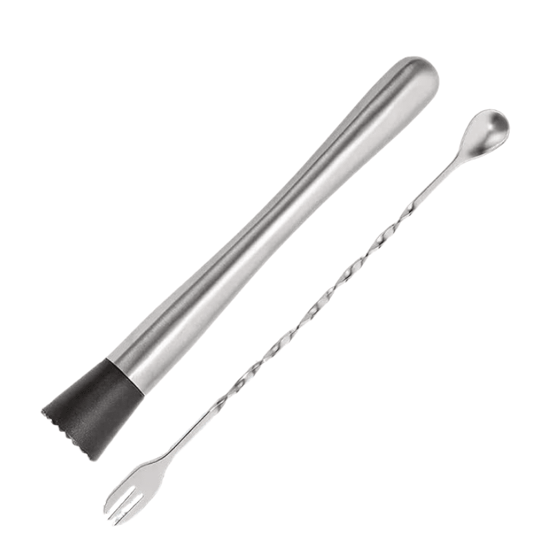 Lot de 2 Pilon Cocktail en Acier Inoxydable - Wior