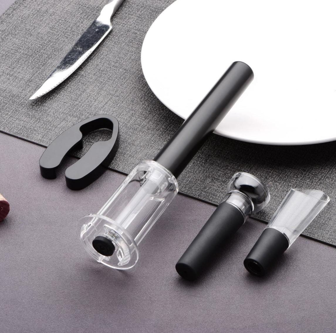 Manuel Tire-Bouchon avec Bouchon vin et Bec Verseur Vin - Wior