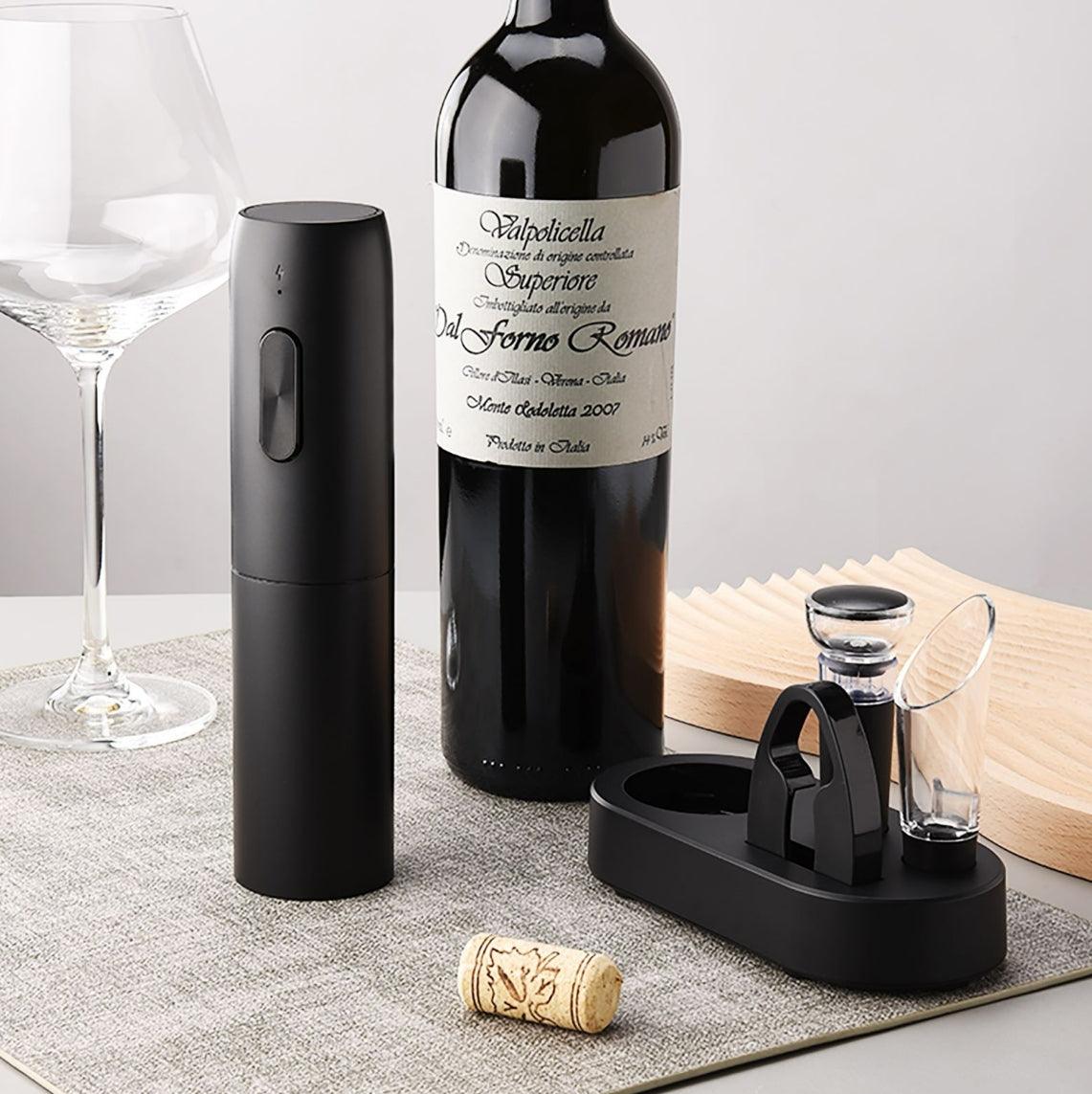 Ouvre Bouteille Electrique avec Bouchon vin et Bec Verseur Vin - Wior