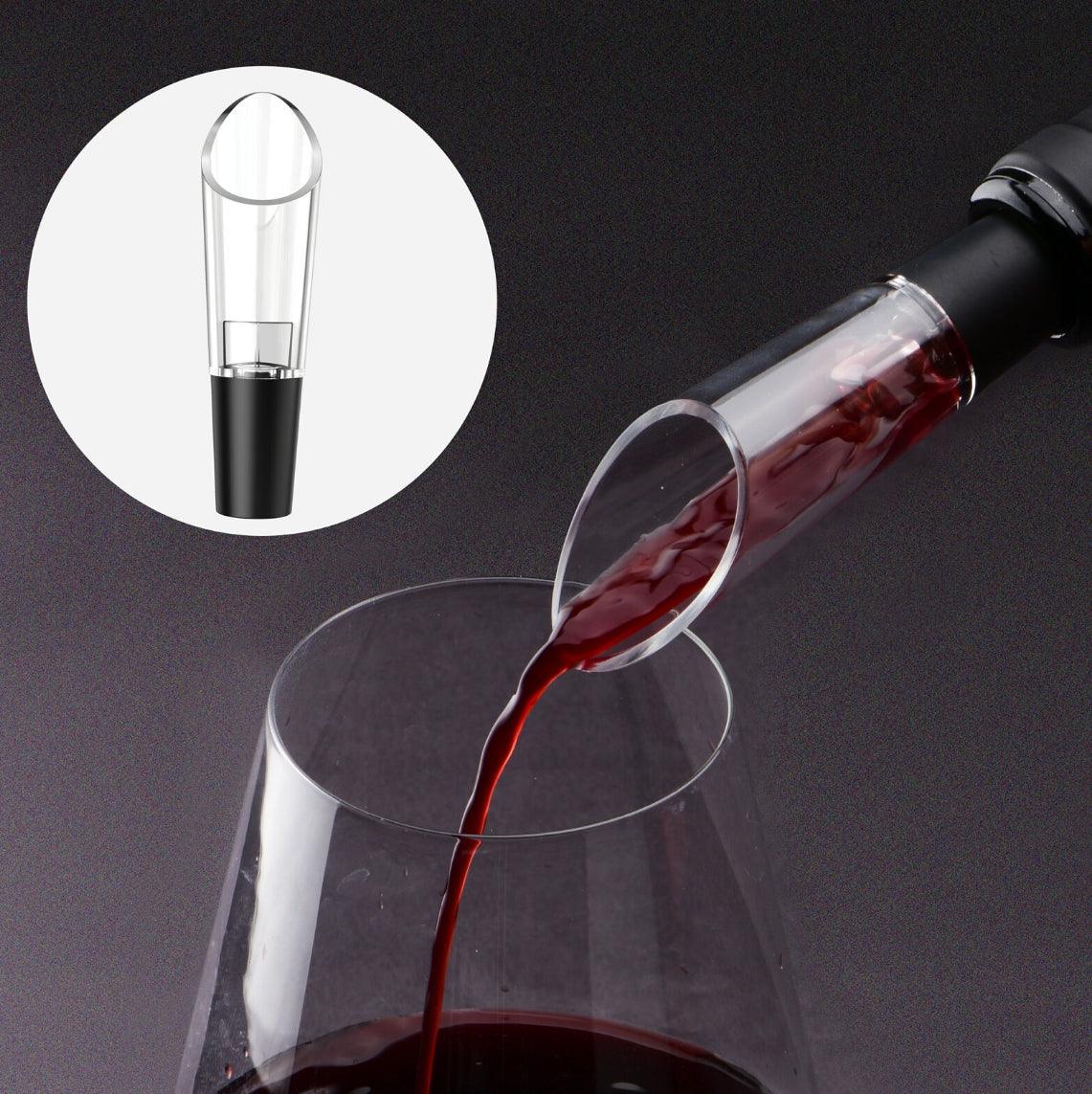 Ouvre Bouteille Electrique avec Bouchon vin et Bec Verseur Vin - Wior