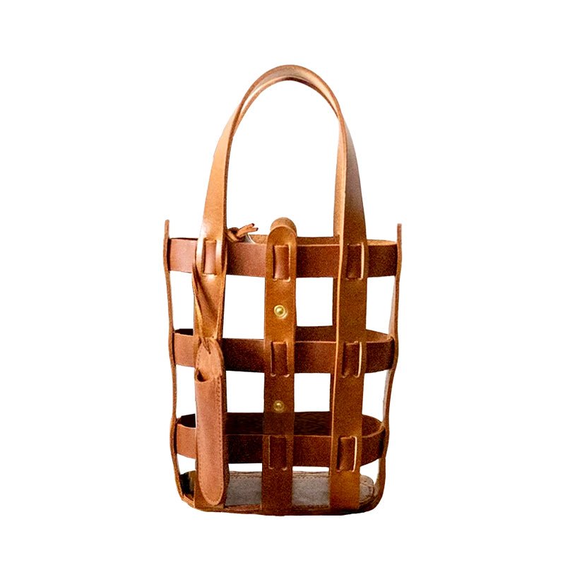 Sac à vin en cuir - Wior