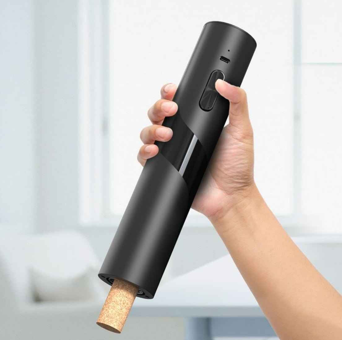 Tire Bouchon Électrique avec Base Pour Le Vin - Wior