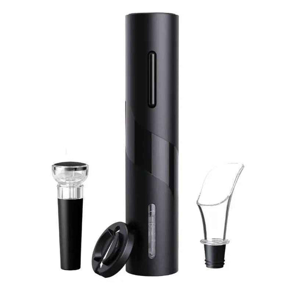 Tire bouchon électrique rechargeable sans fil 4 en 1 sur fond blanc, design moderne