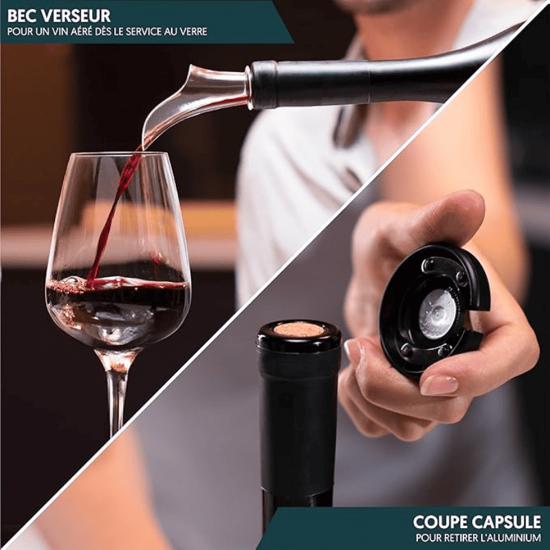 Tire Bouchon Electrique Rechargeable 4 en 1 sans-Fil - Wior