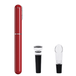 Tire-Bouchon Pompe à Air 2-en-1 avec Bouchon et Bec Verseur Vin - Wior