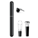 Tire-Bouchon Pompe à Air 2-en-1 avec Bouchon et Bec Verseur Vin - Wior