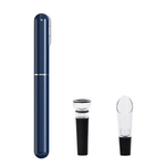 Tire-Bouchon Pompe à Air 2-en-1 avec Bouchon et Bec Verseur Vin - Wior