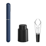 Tire-Bouchon Pompe à Air avec Bouchon et Bec Verseur Vin - Wior