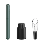 Tire-Bouchon Pompe à Air avec Bouchon et Bec Verseur Vin - Wior