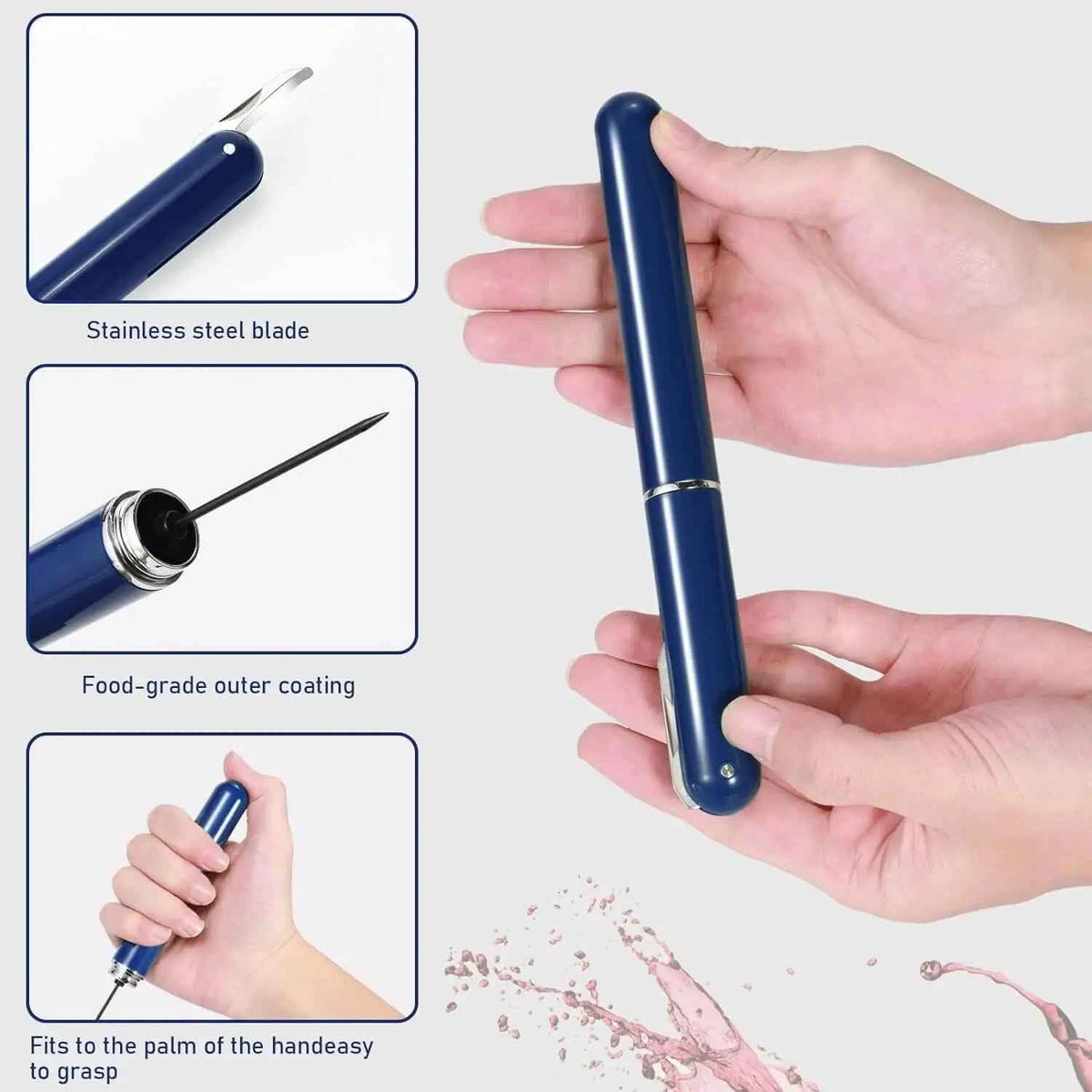 Tire-Bouchon Pompe à Air Ensemble de Quatre Pièces - Wior