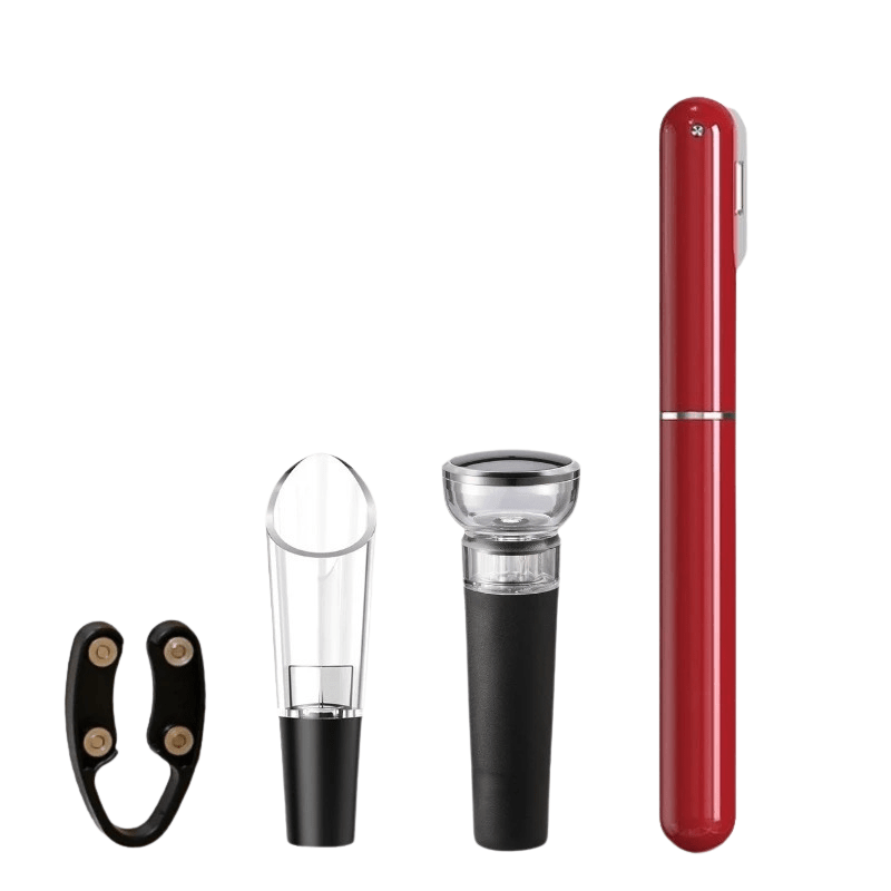 Tire-Bouchon Pompe à Air Ensemble de Quatre Pièces - Wior