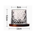 Verre à Whisky en Cristal avec Socle - Wior