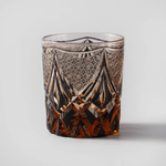 Verre à Whisky en Cristal Bleu Taillé à la Main - Wior