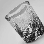 Verre à Whisky en Cristal Gris Taillé à la Main - Wior