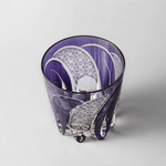 Verre à Whisky en Cristal Violet Taillé à la Main - Wior