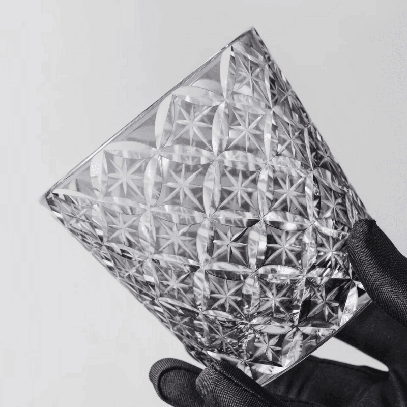 Verre à Whisky Rétro en Cristal Taillé à la Main - Wior