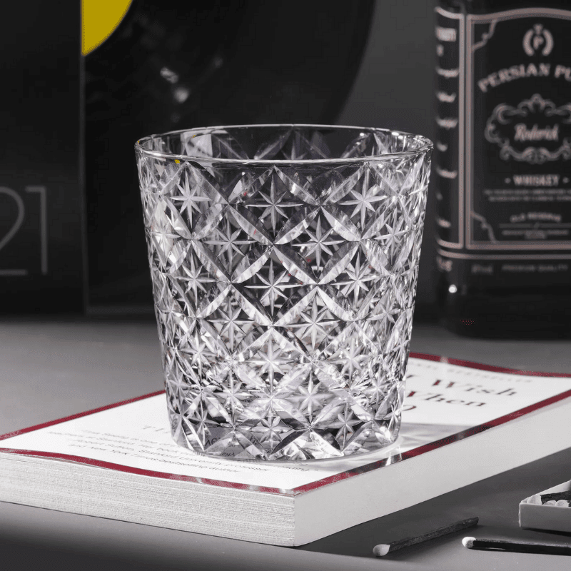 Verre à Whisky Rétro en Cristal Taillé à la Main - Wior