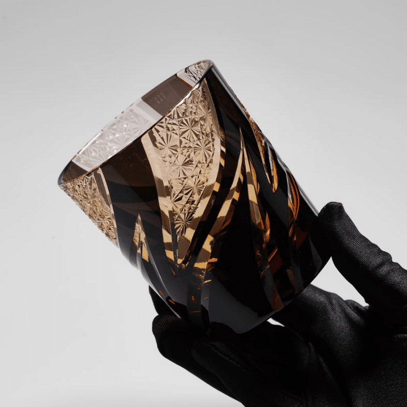 Verre à Whisky Vintage en Cristal Taillé à la Main - Wior