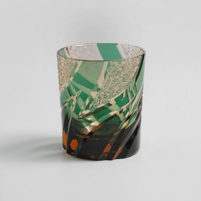 Verre à Whisky Vintage en Cristal Taillé à la Main - Wior