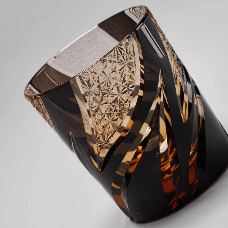 Verre à Whisky Vintage en Cristal Taillé à la Main - Wior