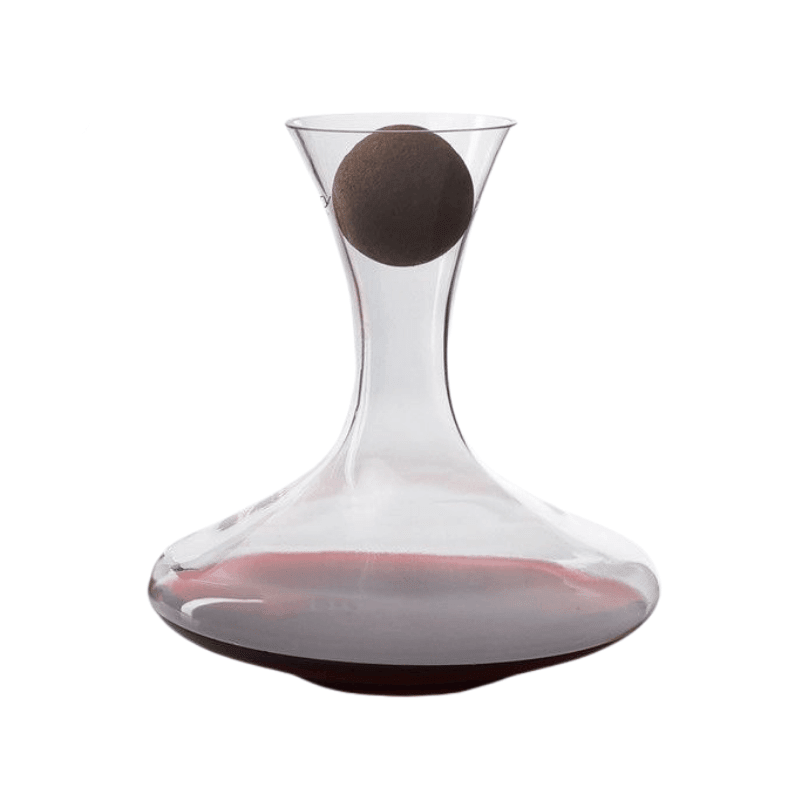 Verre en Cristal Soufflé à La Main Carafe à Décanter avec Bouchon - Wior
