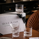 coffret cadeau 2 verres à whisky en cristal