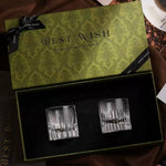 coffret cadeau 2 verres à whisky en cristal