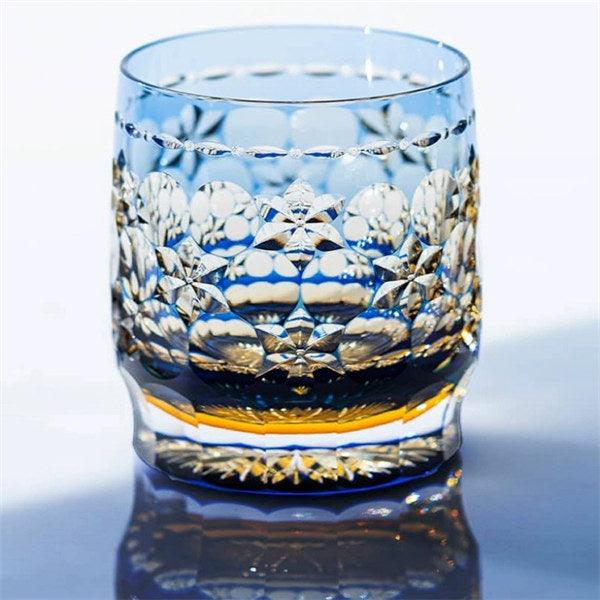 Verre à whisky en cristal, verre à whisky à fond plat pour le bourbon, le whisky écossais, les cocktails