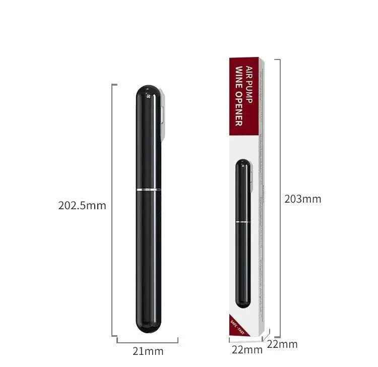 Tire-Bouchon Pompe à Air avec Bouchon et Bec Verseur Vin - Wior